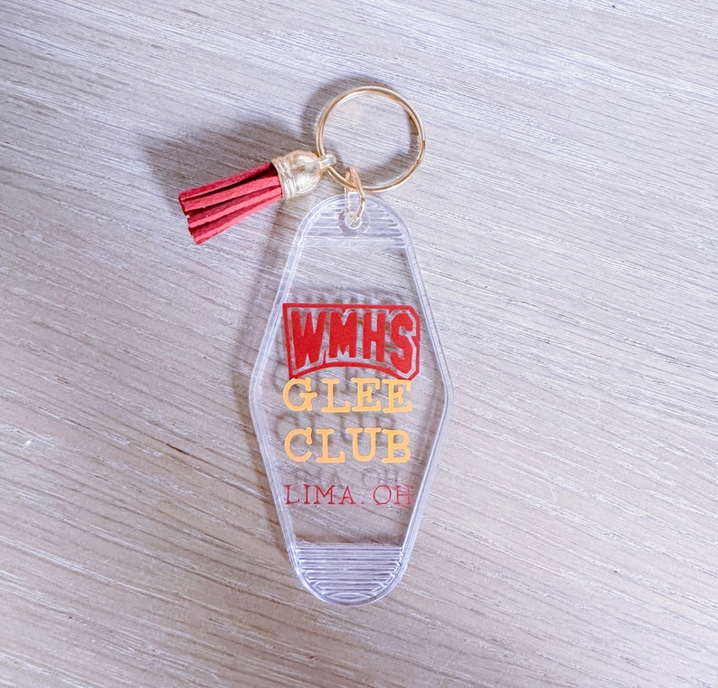 Glee Keychain /hotel Keychain/glee Themed/girlfriend Gifts/cory ...