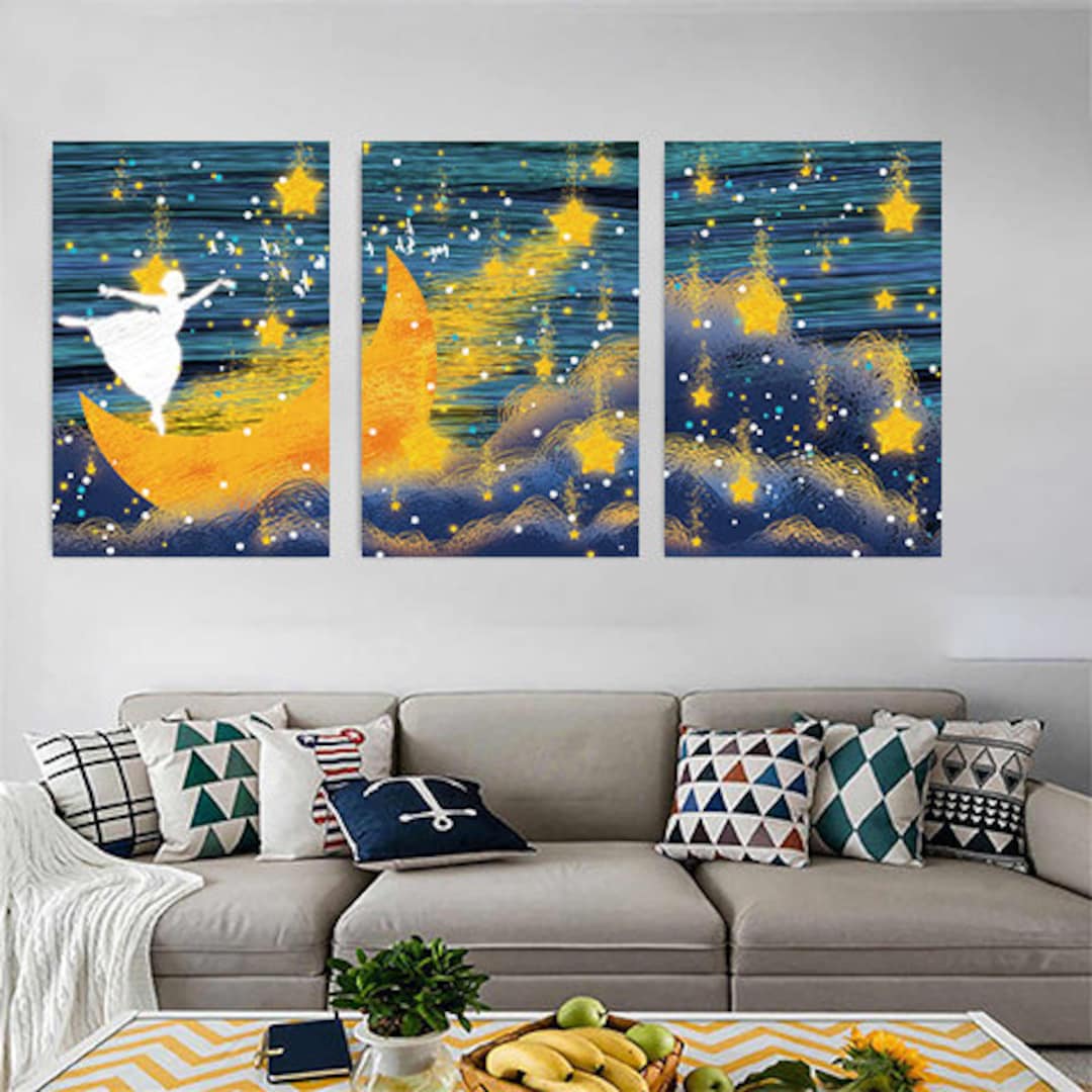 Children's Room Canvas Table Set, Children's Canvas Table Running on