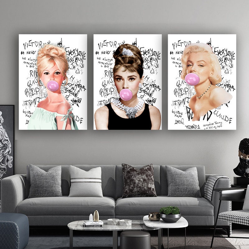 Hello Kitty Gucci Shopping Fashion Pop Art Wall Art