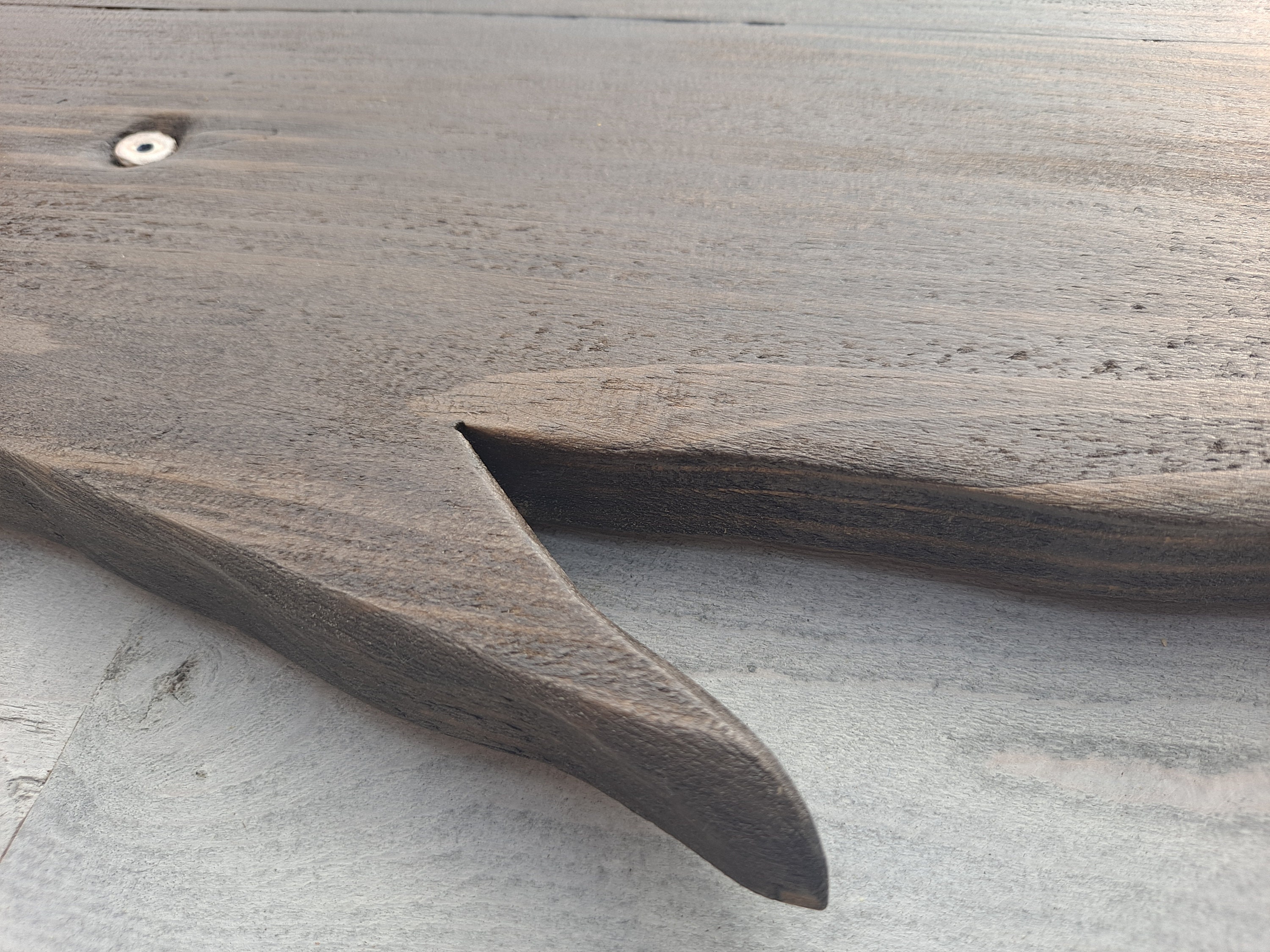 Large Wooden Whale Indooroutdoor Nautical Wall Decor Etsy