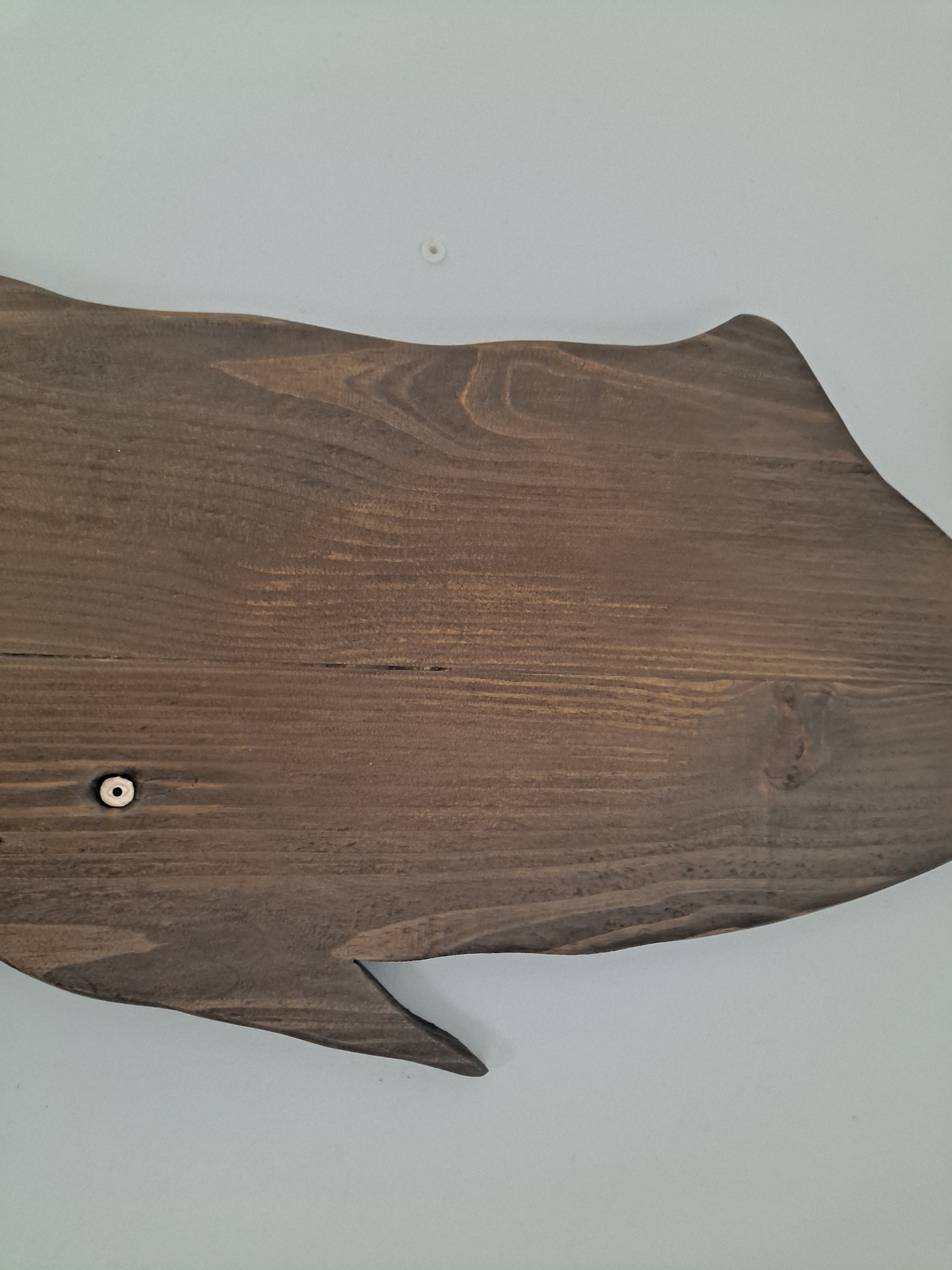 Large Wooden Whale Indooroutdoor Nautical Wall Decor Etsy