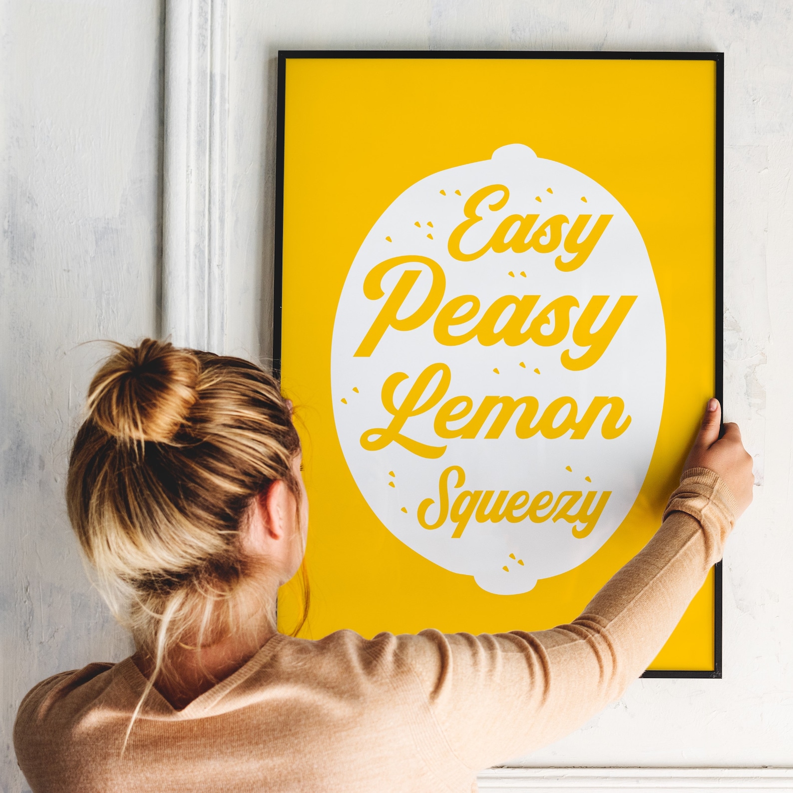 Easy Peasy Lemon Squeezy printable Quotes Typography Etsy