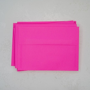 Buste fucsia fai da te A7 per forniture per inviti per biglietti fatti a mano e buste per inviti per la migliore busta fucsia per inviti di nozze fai da te