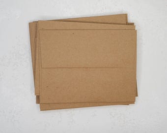 Sobre Kraft premium para comestibles tamaño A2 para tarjetas, suministros para sobres de tarjetas hechos a mano para el mejor sobre marrón Kraft para comestibles hecho a mano.