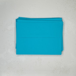 DIY A7 strahlend blaue Umschläge für Einladungen Lieferungen für handgemachte Karte & Einladungsumschläge für besten DIY Hochzeitseinladung blauen Umschlag