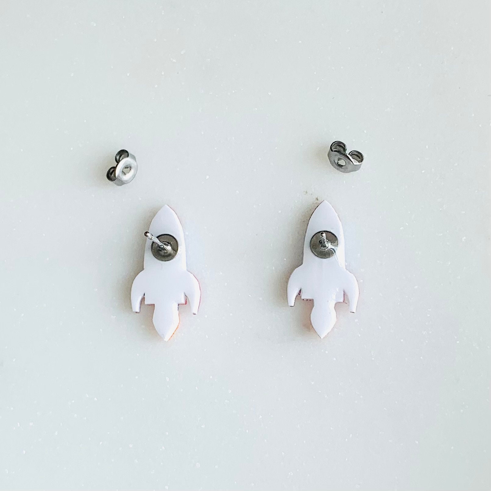 Rocket Earrings space Earrings Fun Earrings Cute Earrings | Etsy