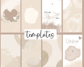 12 Templates, Background, Wallpaper beige | Background, Instagram Story Backgrounds