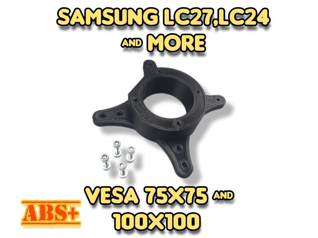 75x75, 100x100 mm VESA mount adaptor information sign Stock