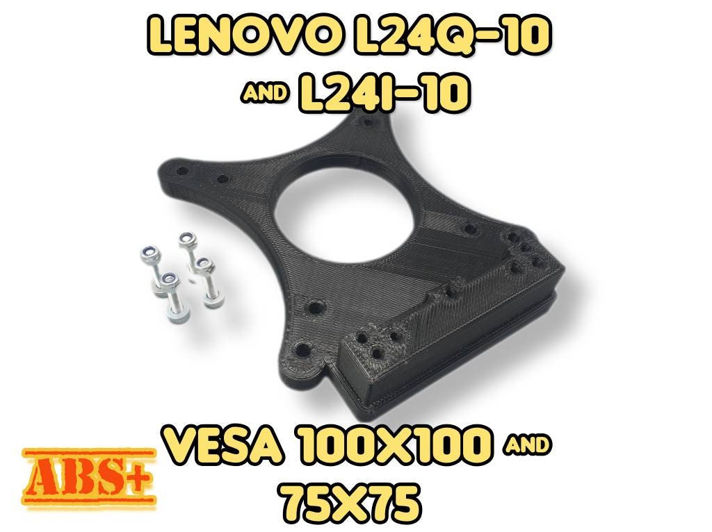 Lenovo L24Q10 / L24i10 Vesa Mount,vesa Adapter 100x100,75x75,vesa