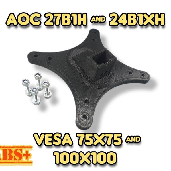 Vesa Mount AOC 27B1H, 24B1H und 24B1XH - VESA 100/75mm Adapter,Ves ahalterung vesa mounting monitor mount