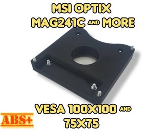 MSI Optix MAG241C Soporte Vesa, Adaptador Vesa 100x100,75x75