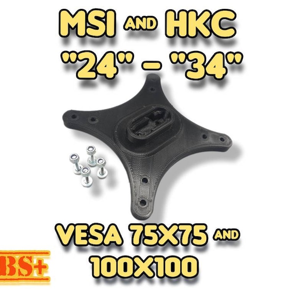 VESA Halter Adapter MSI ,HKC G241VC,G27C,G27C2,G24C,AG32C,AG32CQ,MAG341CQ,MPG27CQ2 Vesa Mount