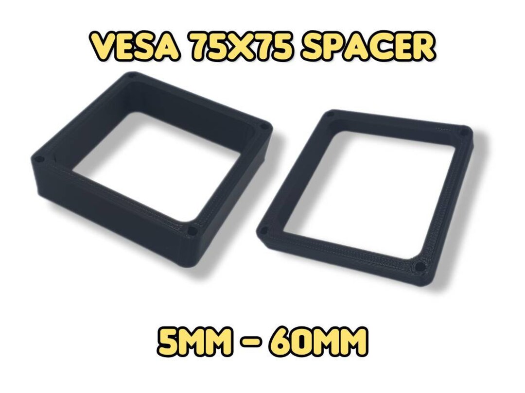 Vesa Spacer 75x75 560 Mm/ Vesa Mount Spacer Etsy