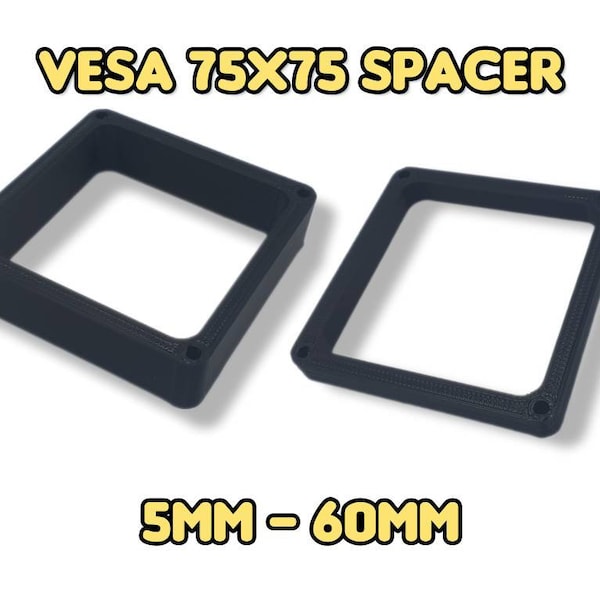 Vesa spacer 75x75  5-60mm/ Vesa Mount Spacer