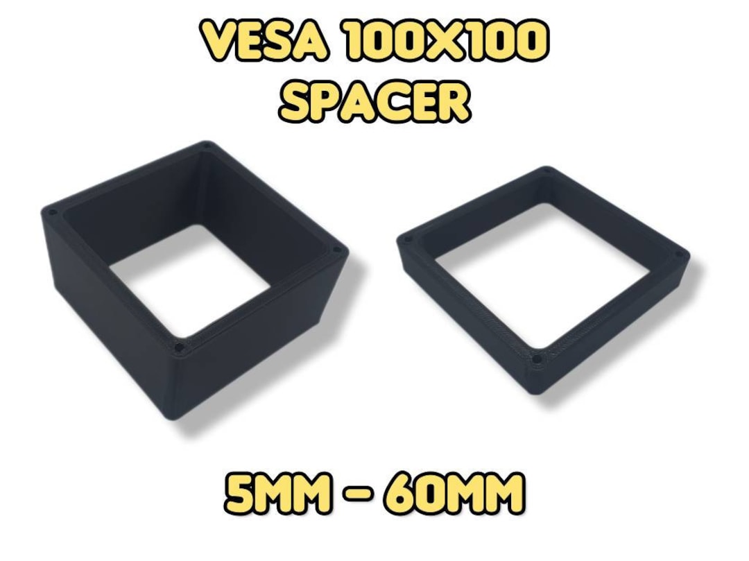 Vesa Spacer 100x100 560 Mm/ Vesa Mount Spacer Etsy