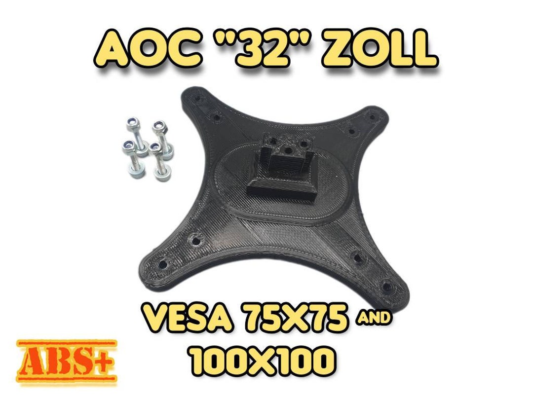 VESA Adapter 100X100 75 X 75 MM for AOC Q3279VWF, Q3279VWFD8 32 Inch Vesa 