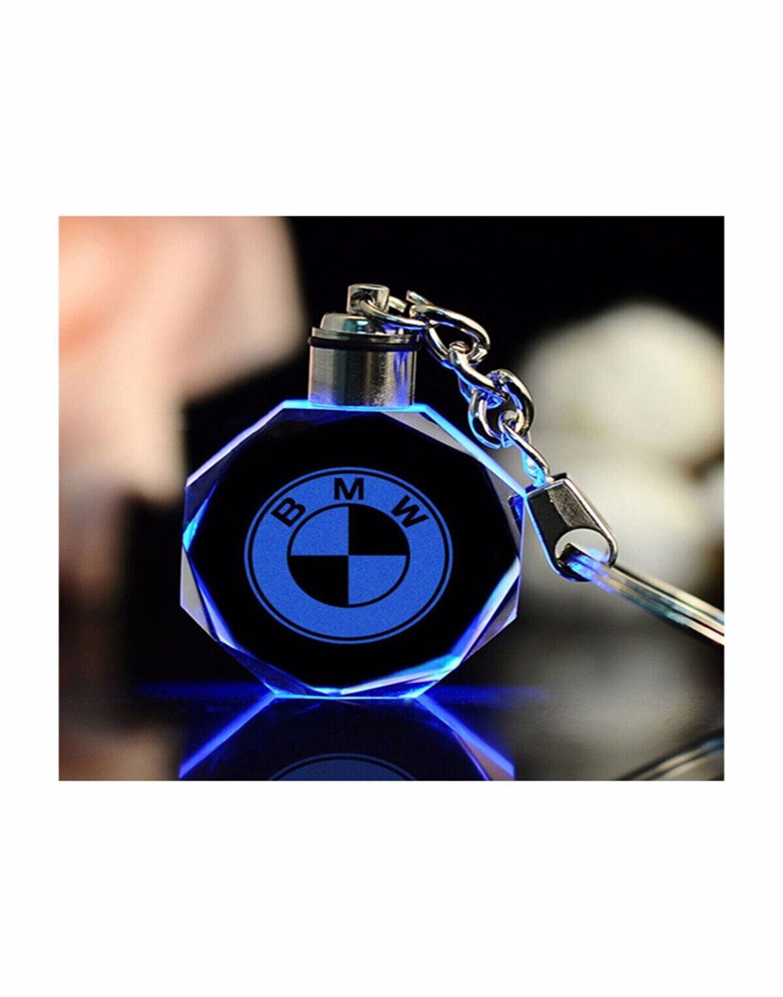 Led Keychain Bmw Logo Led Illuminated 3d Car Keychain / Bmw Etsy