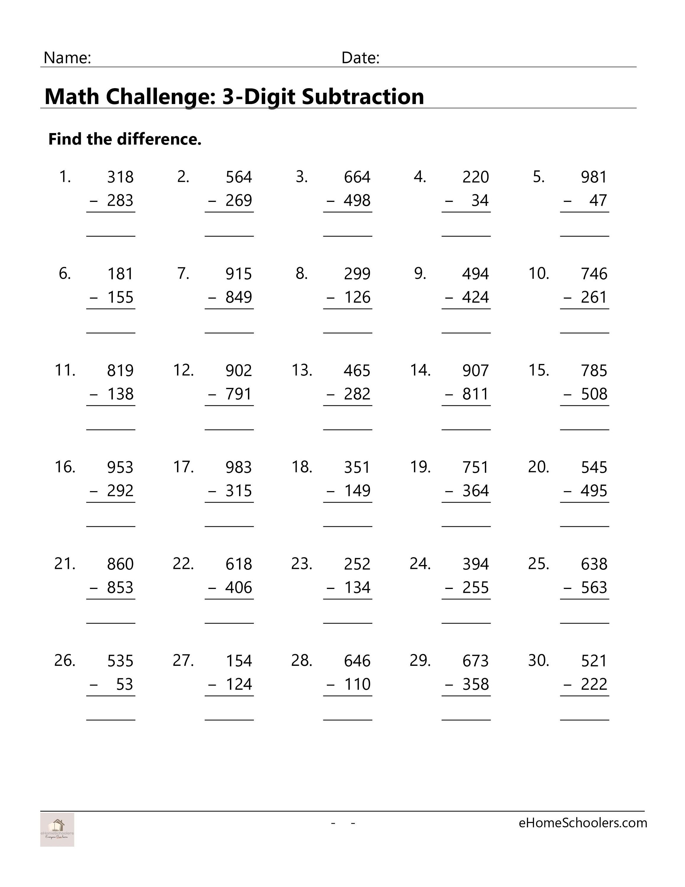 2 Digit Addition and Subtraction Word Problems Worksheets 2nd Grade Math  Unit - The Mountain Teacher, image size:2318x3000
