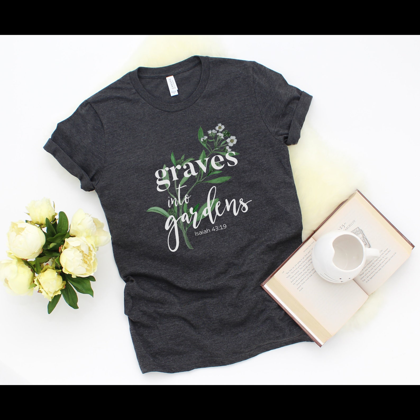 Graves into Gardens Shirt Christliches Shirt Christliches Etsy.de
