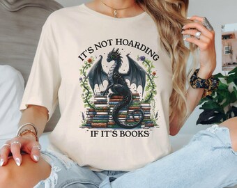 Book Dragon T-Shirt | Fantasy Reader Tee