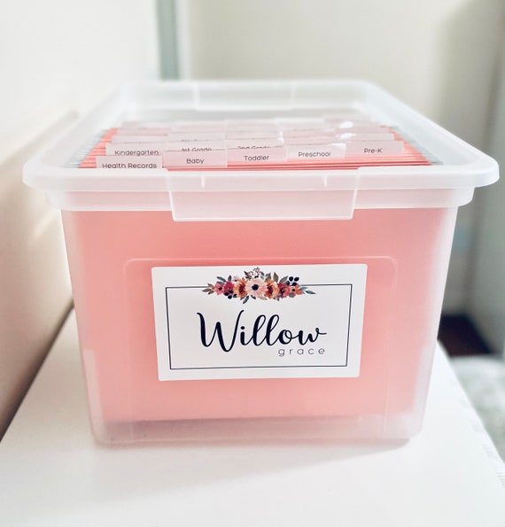 Milestone Tote Labels Milestone Tote Name Decal and Folder Etsy