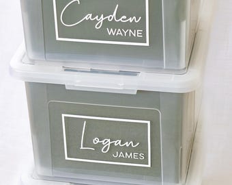Kids Milestone Tote Kit | DIY Memory Box Kit | School file Box Kit | Baby Milestone Box Kit | Filing Storage System for School