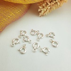 10 pieces 925 Sterling Silver Clasps Lobster Silver Clasps, Lobster Clasps, Silver Claps, Jewelry Supplies