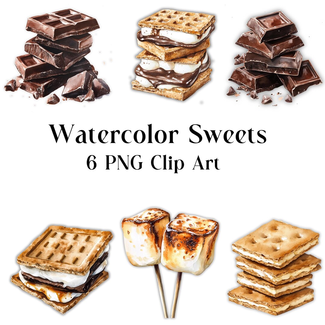 S’mores PNG ,transparent Background,high Quality Digital Files,bakery ...