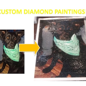  Custom Diamond Painting Kits for Adults, Personalized