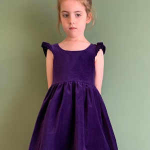 Eggplant new arrivals velvet dress