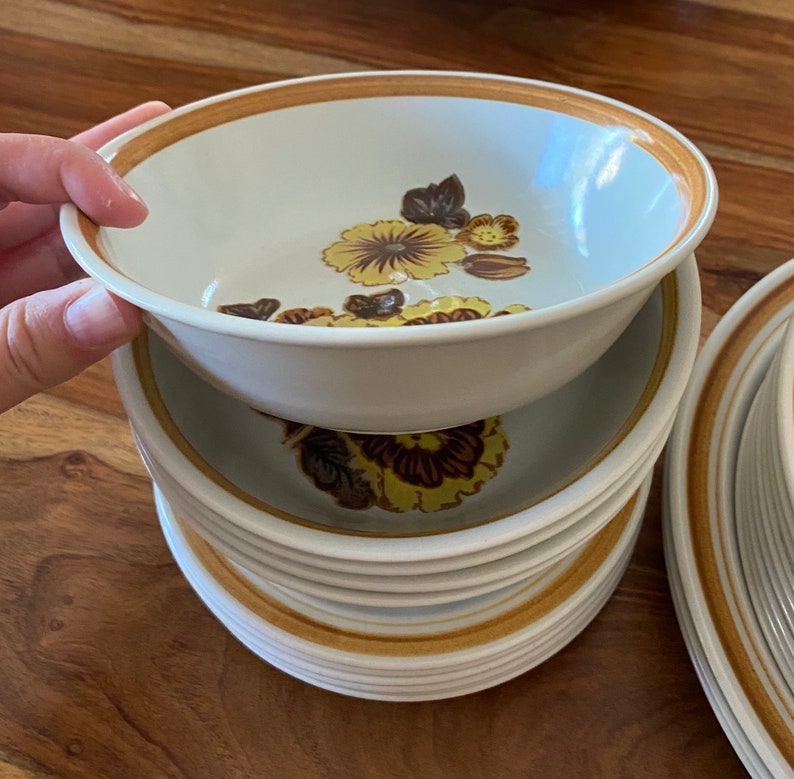 1973 Vintage Royal Doulton Lambeth Stoneware Forest Glen Etsy