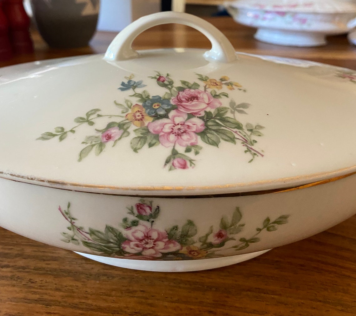 Vintage TK Thuny Czechoslovakia Covered Vegetable Dish Etsy