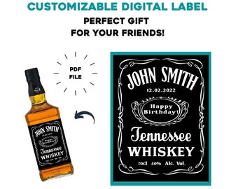 Jack daniels label colors