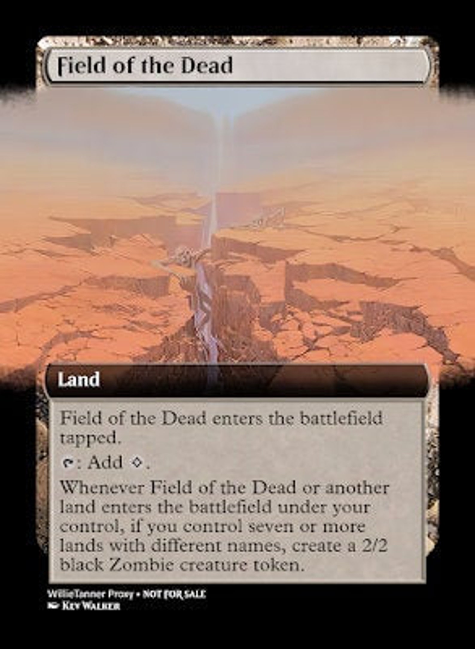 Field of the Dead Extended Etsy