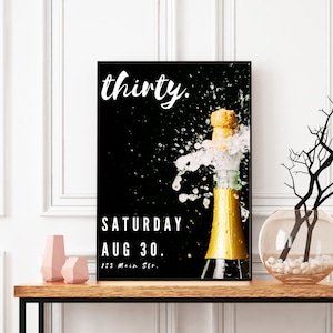 SALE: Birthday Invitation Template, Party Invitation Template, Bachelorette Party Template, Electronic Party Invite, Editable Invitation