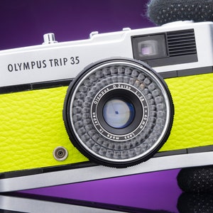 Refurbished Olympus Trip 35 + Film | Working Vintage Compact 35mm Zone Focus Film Camera | Collector's Gift | FedEx Express Delivery