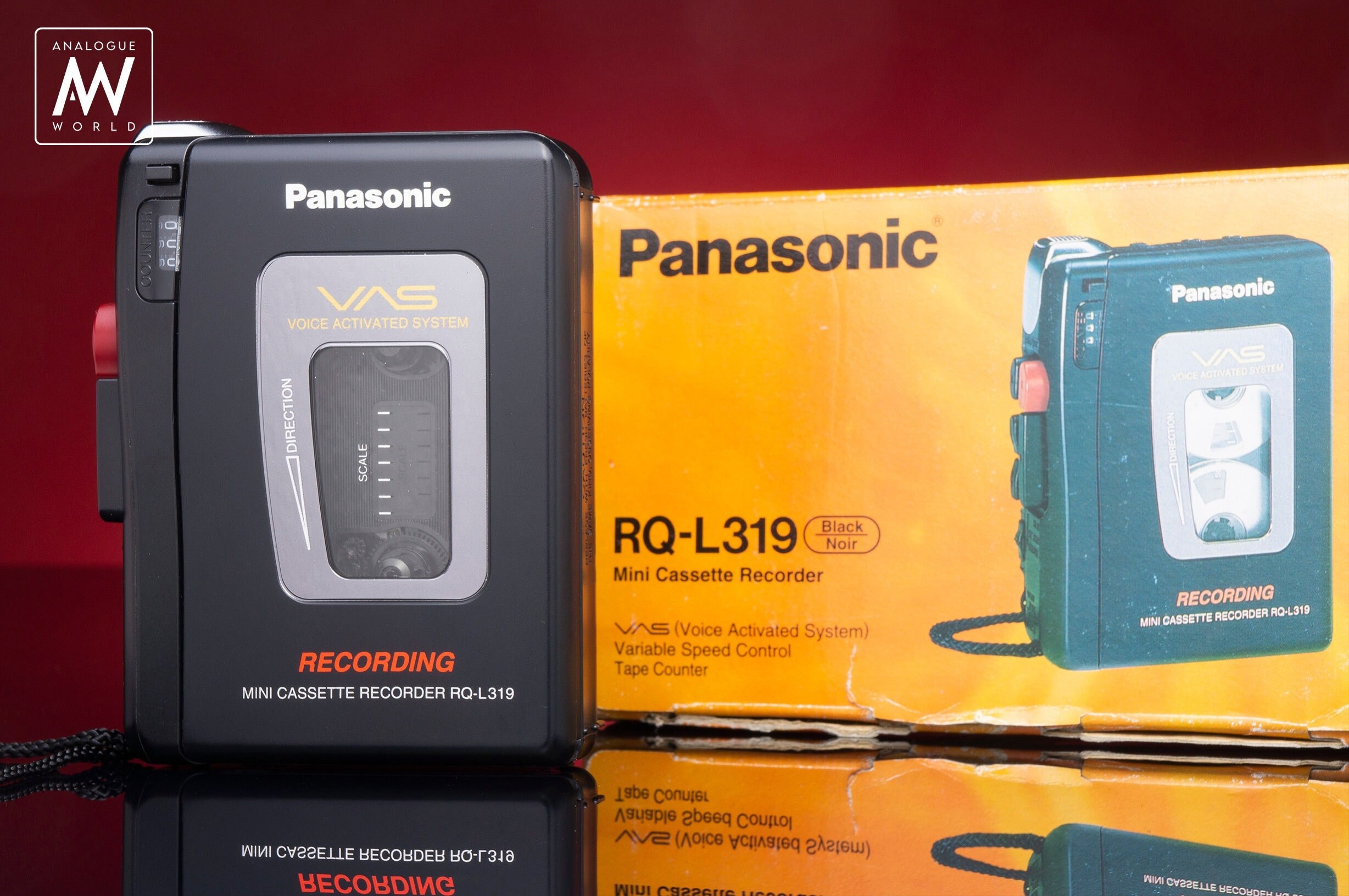 Vintage Serviced Panasonic RQ-L319 Portable Cassette Recorder  