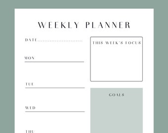 Weekly Planner