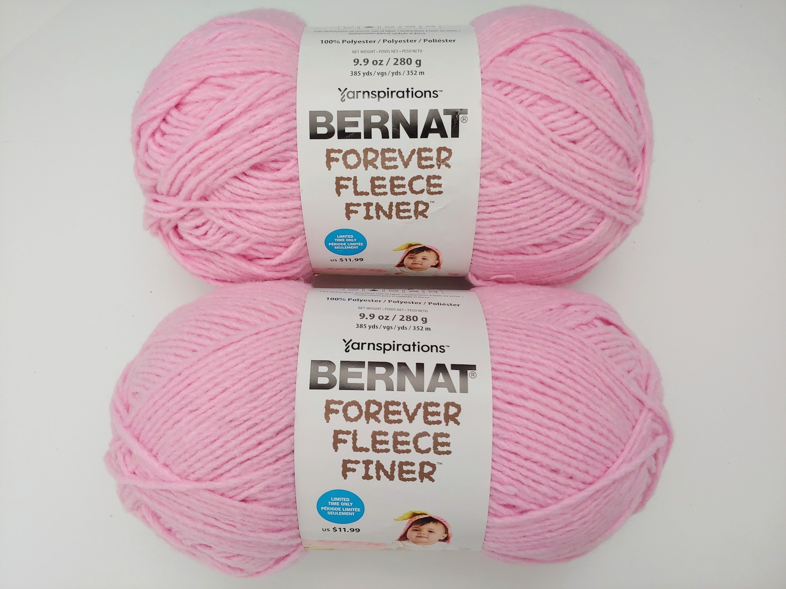 Bernat Forever Fleece Finer Yarn Lot Petal Etsy