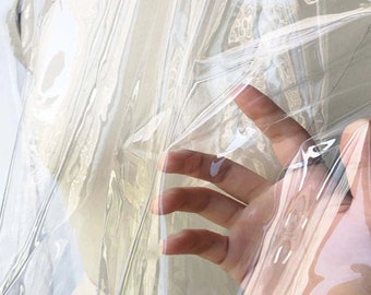 Ultra-transparentes TPU-Gewebe Transparentes Tuch für Regenjacke, wasserdichte Tasche, klare Tasche, Kleider, Tischdecke, klares Gewebe, wasserdichtes Gewebe