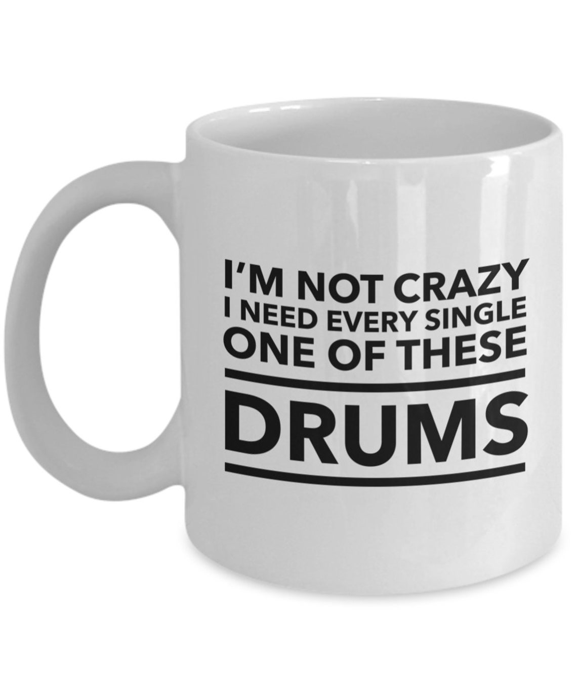 Drummer gift mug custom design drumming drum accessory Etsy