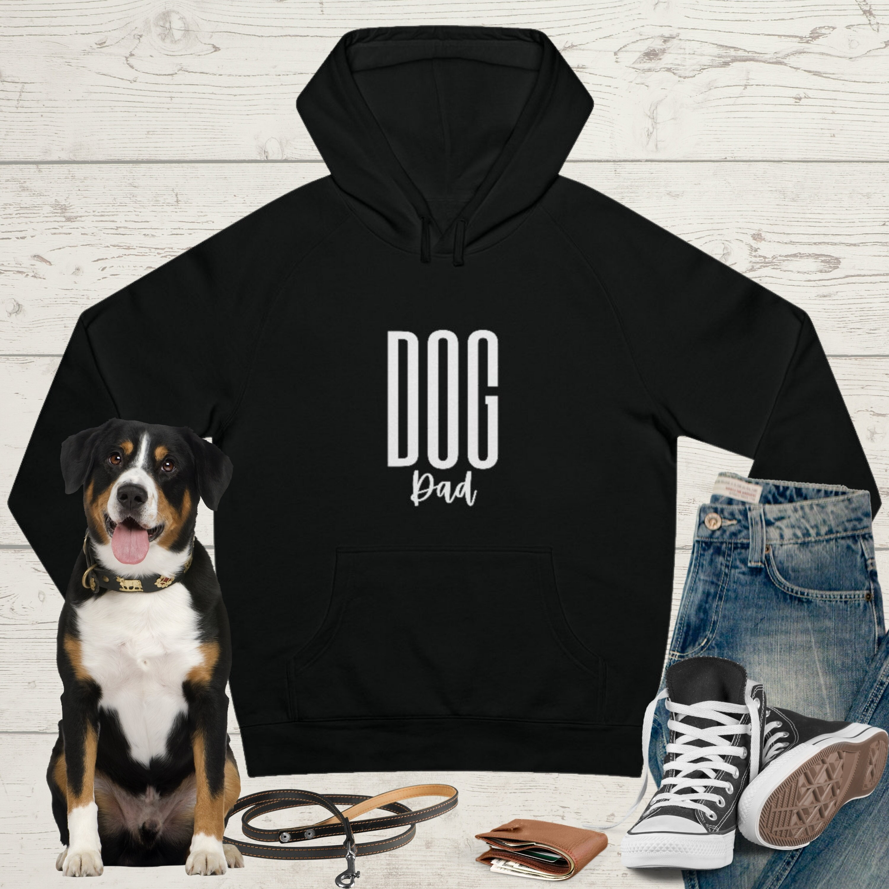 The DOG Dad Hoodie Men's Hoodie Hoodie Printed Hoodie Etsy