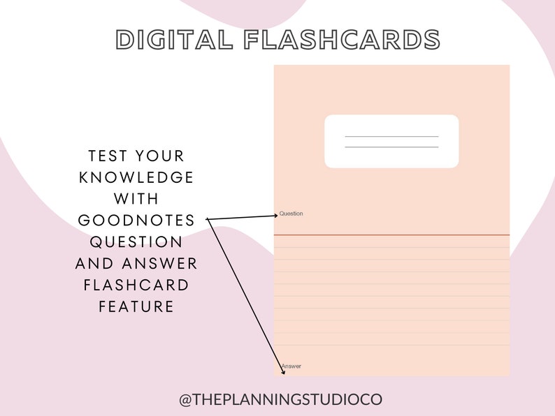 Digital Flashcards Lernkartein Student College Flashcards Etsy