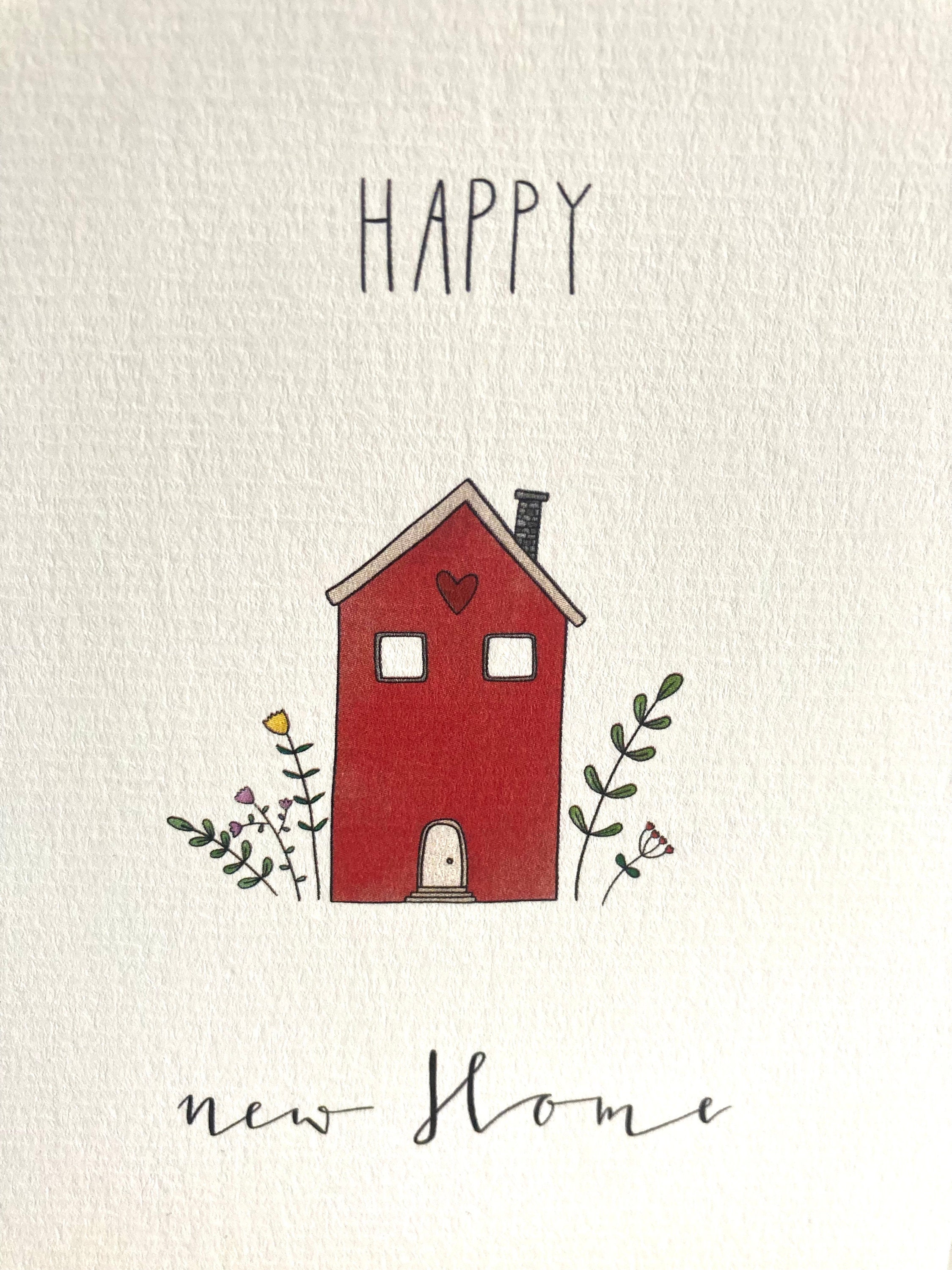 Einzug Karte personalisiert, Poster, Happy new Home, Umzugsgeschenk ...