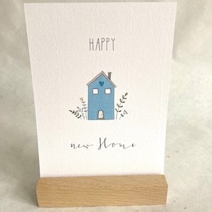 Einzug Karte personalisiert, Poster, Happy new Home, Umzugsgeschenk ...