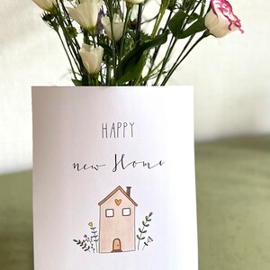 Einzug Karte personalisiert, Poster, Happy new Home, Umzugsgeschenk ...