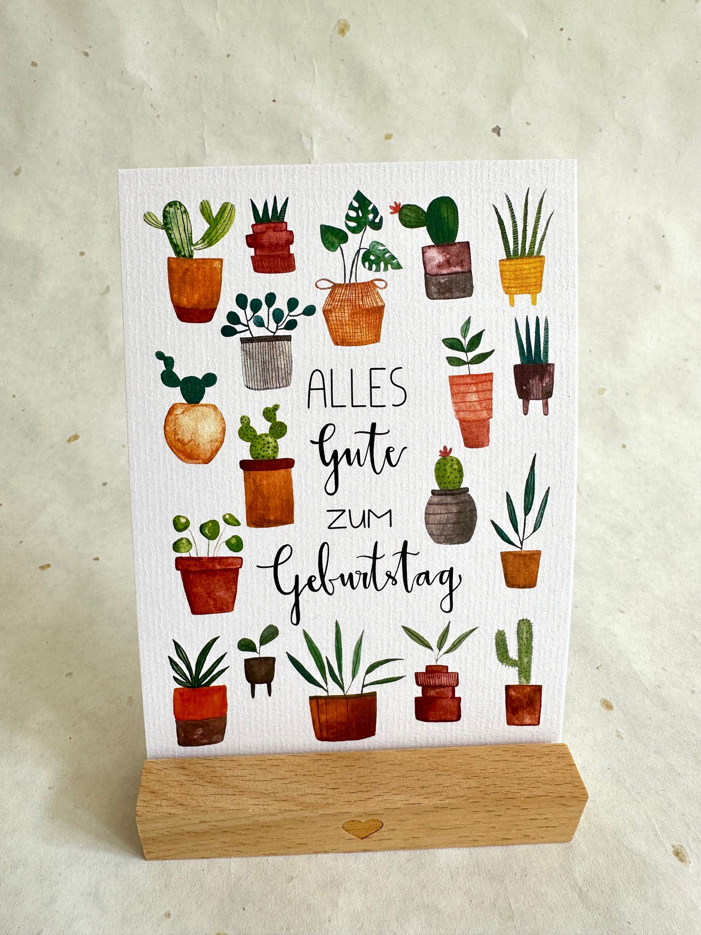 Kaktus geburtstagskarte - Etsy.de