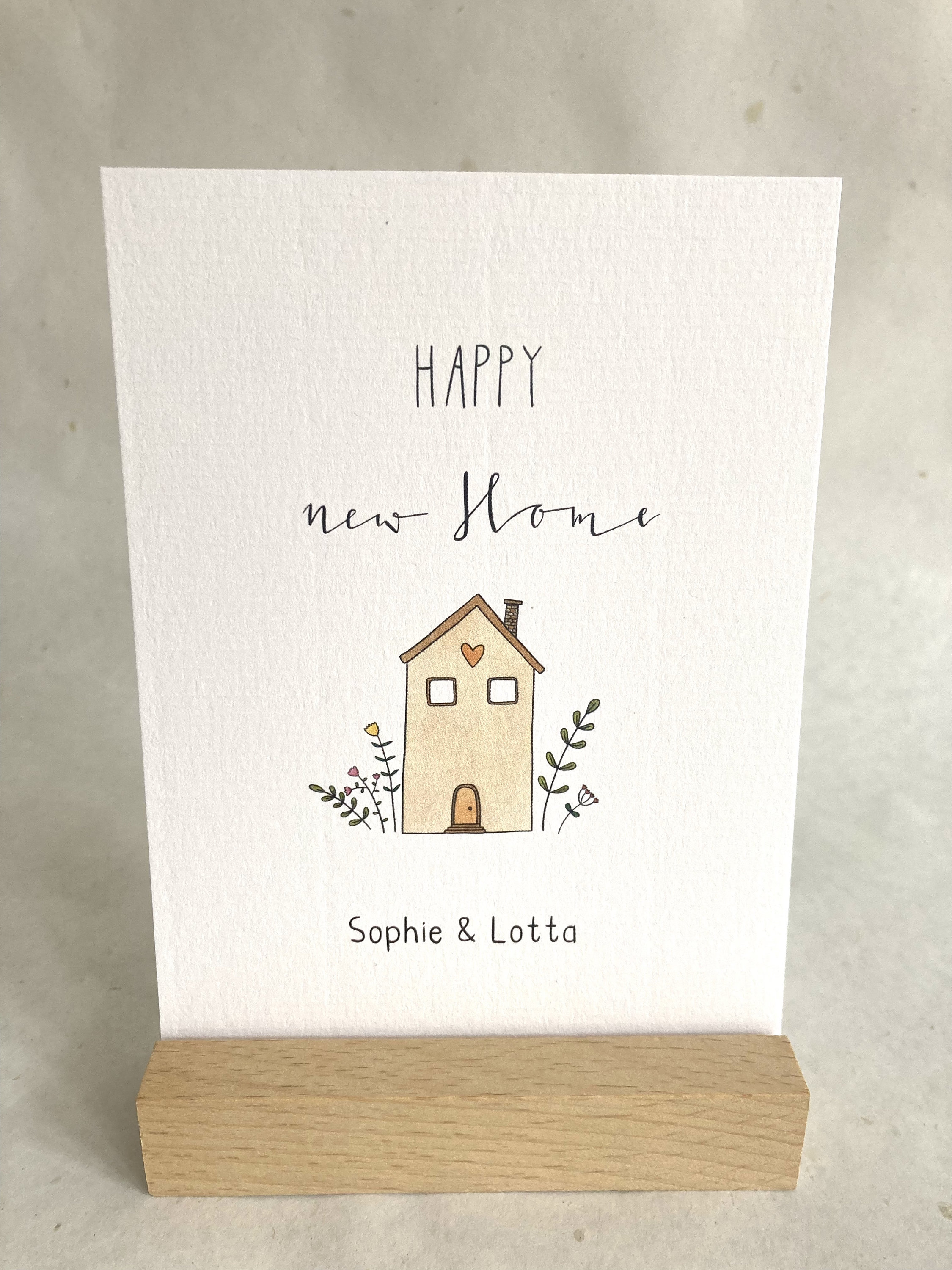 Einzug Karte personalisiert, Poster, Happy new Home, Umzugsgeschenk ...