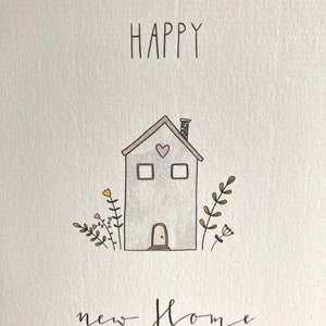 Einzug Karte personalisiert, Poster, Happy new Home, Umzugsgeschenk ...