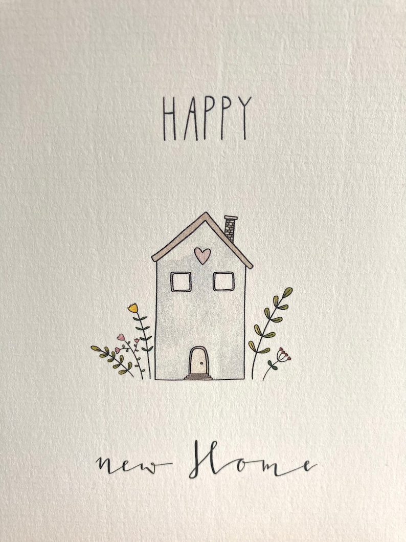 Einzug Karte personalisiert, Poster, Happy new Home, Umzugsgeschenk ...